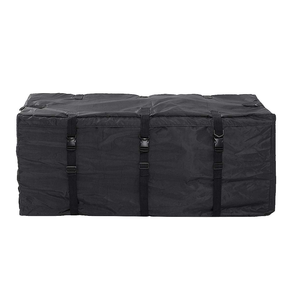 Coffre de Toit Voiture,Coffre de Toit Carte de Voiture Carrou Porte-bagagerie Cargagerie Voyage imperméable Oxford Tissu fourgonnette pour Voitures cartonnements de Voiture 120x51x51cm