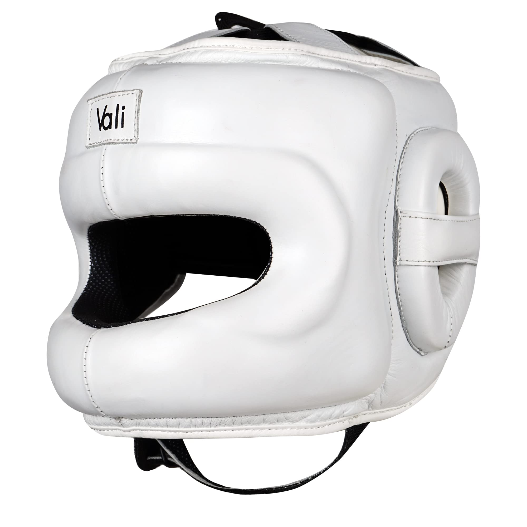 Vali Lancer Leather Face Saver Headgear for Training