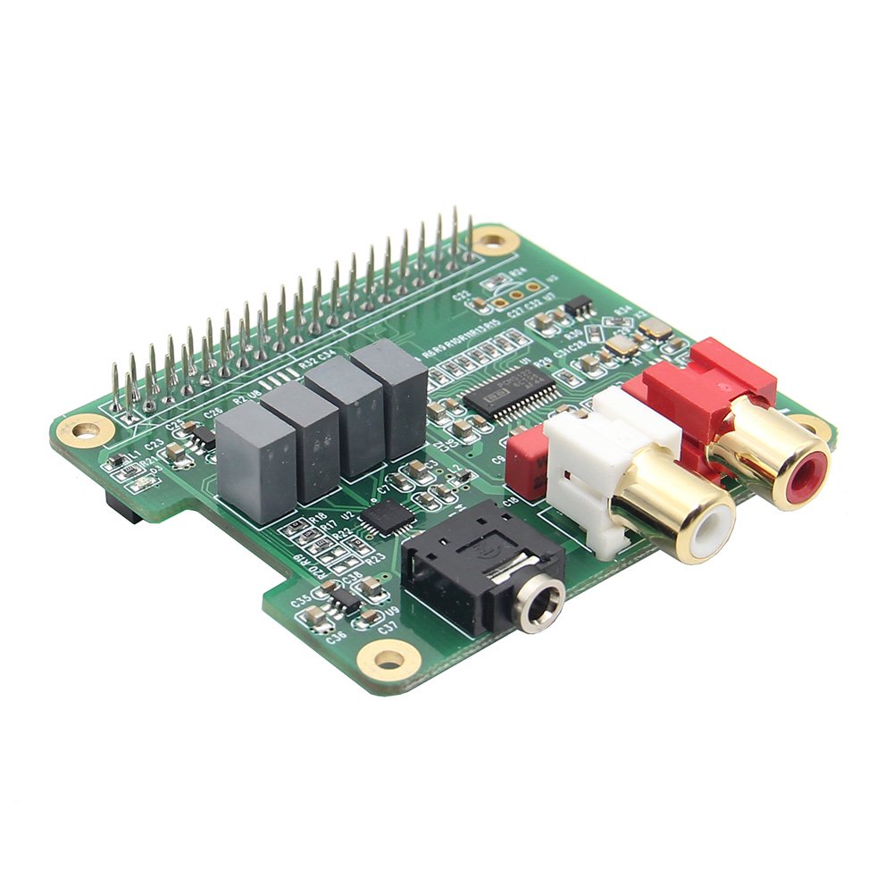 Rpi-Hifi-Dac Pcm5122 Scheda Di Espansione Scheda Audio Hifi Dac Per Raspberry Pi 3 Modello B / 2B / B +