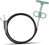 Vista 10 de Removedor de obstrucciones de drenaje de pelo de serpiente de drenaje de 33 pulgadas, herramienta de agarre flexible para recoger garras