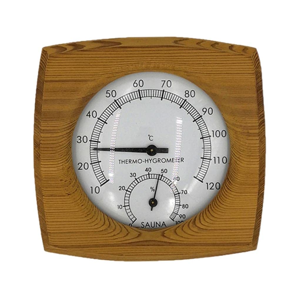 Wooden Sauna Room Thermometer and Hygrometer Wood Yard, Garden & Outdoor Living | Pools & Spas | Saunas