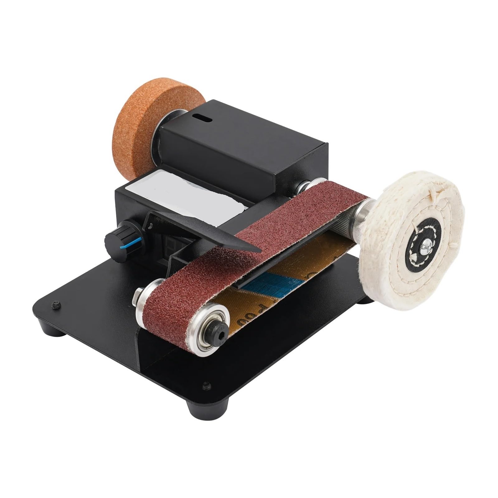 Csdasw Nero Variable Speed Mini Belt Sander Multi-Material Sanding System Grinder With Sanding Belt Jewellery Diy