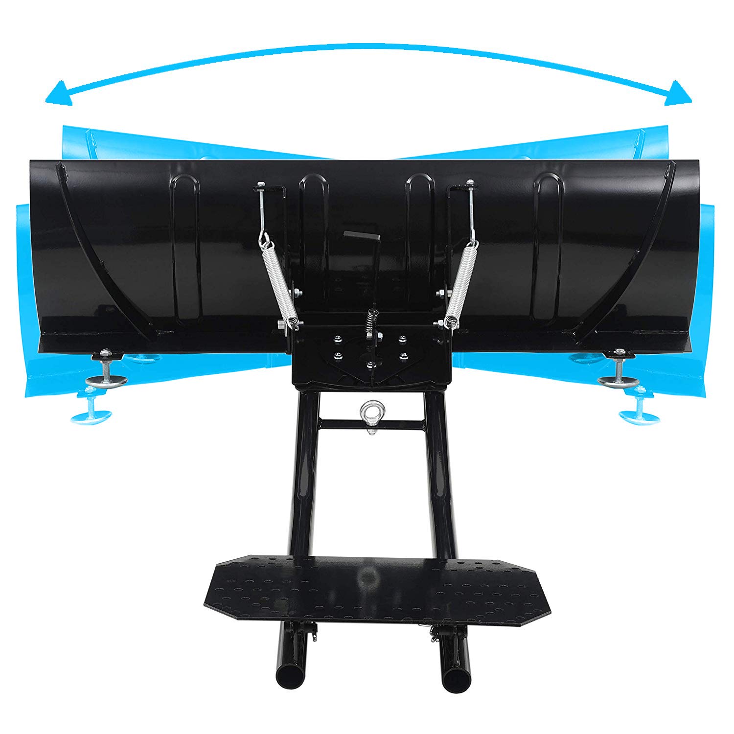 RS Trade ATV Quad 150x40cm Schneeschild Schneepflug Schneeschieber Räumschild Schubrahmen