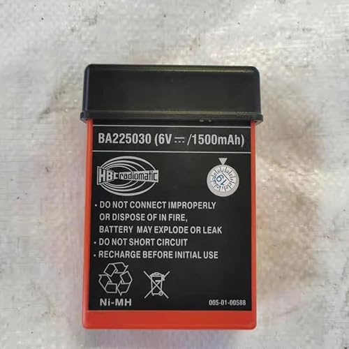 Miniatura 2 de Paquete de 8 batería BA225030 de 6 V 1500 mAh para hbc radiomática ba225030 batería recargable Ni-Mh para camión bomba de control remoto de grúa HBC