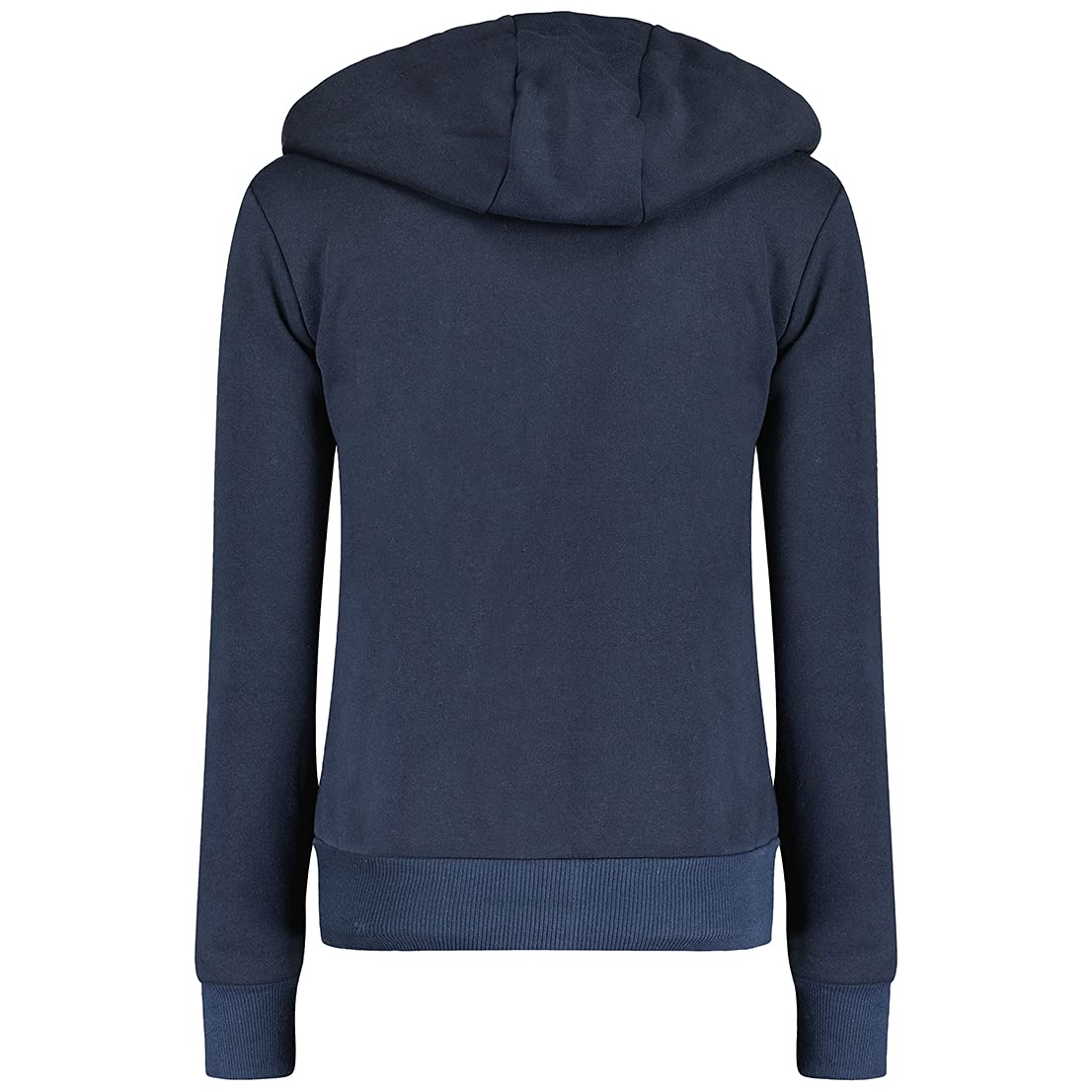 Geographical Norway Farlotte Lady - Sweat Femme Zip Capuche Poches - Sweatshirt Manches Longues Chaud Hoodie Veste - Pull Femmes Saison Printemps Ete Automne Hiver