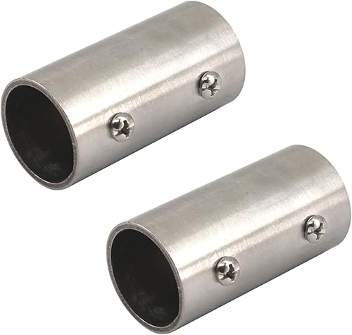 Miniatura 10 de Conector de varilla de tubo recto de acero inoxidable de 1.260 in para bastidores para colgar barandilla de valla (2 piezas) 32 mm.,19 mm.,22mm,25