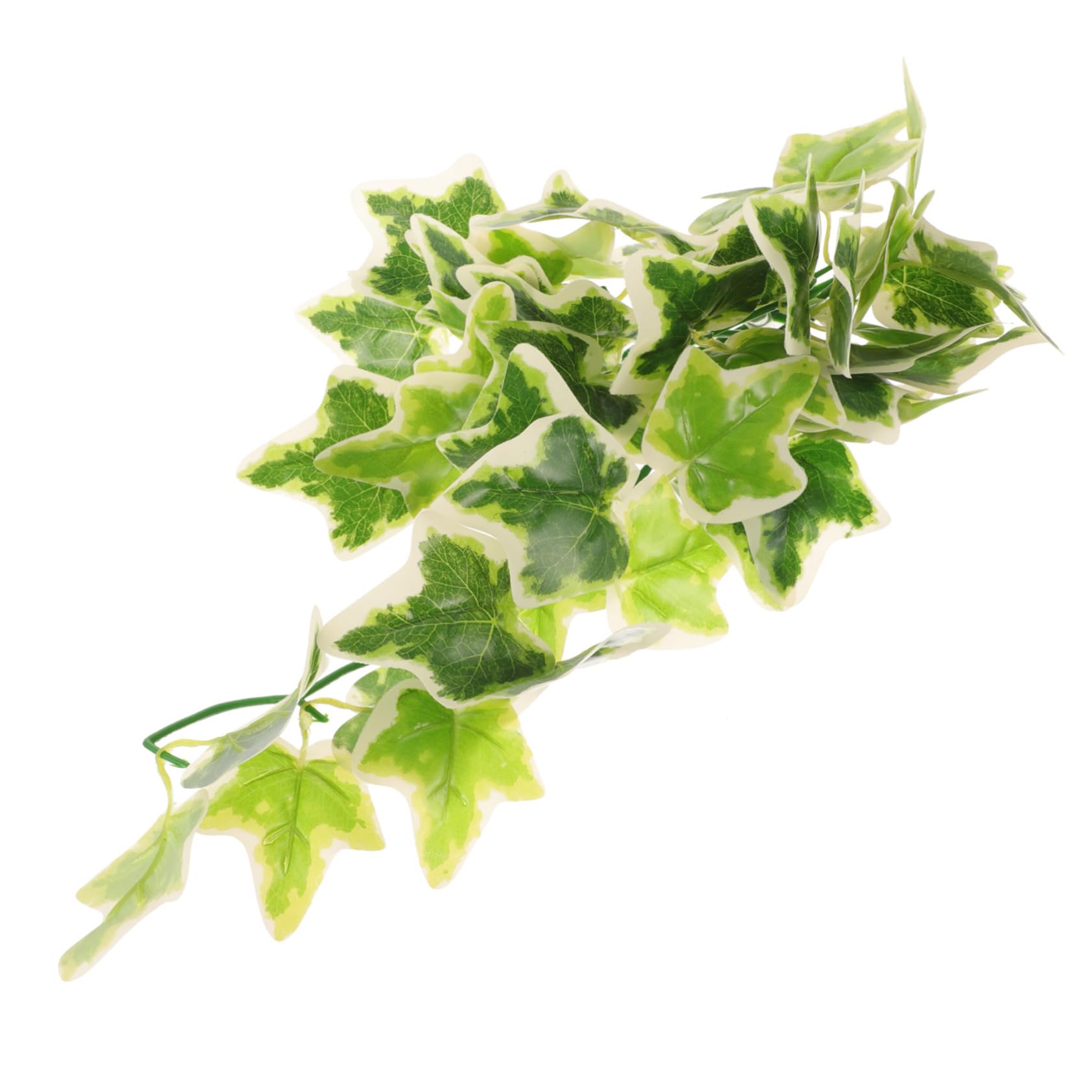 Abaodam 5 Pezzi rattan artificiale impostore decorazione vegetale di simulazione pianta di serpente terrario piante verdi simulate dell'acquario acquario piante acquatiche finte plastica