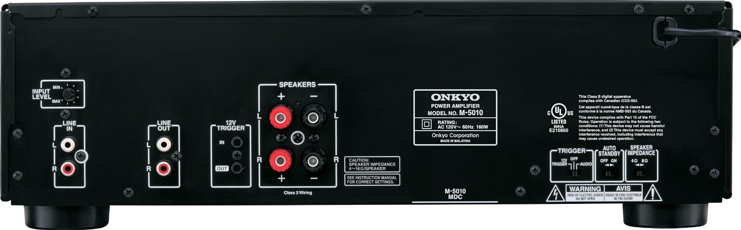 カーアンプ　オンキョー Amazon.co.jp: Onkyo M-5010 2-Channel Amplifier (Black) by Onkyo
