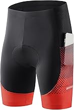 BERGRISAR Men's Cycling Shorts 4D Padded Bike Shorts Biking Bicycle Shorts with Pockets