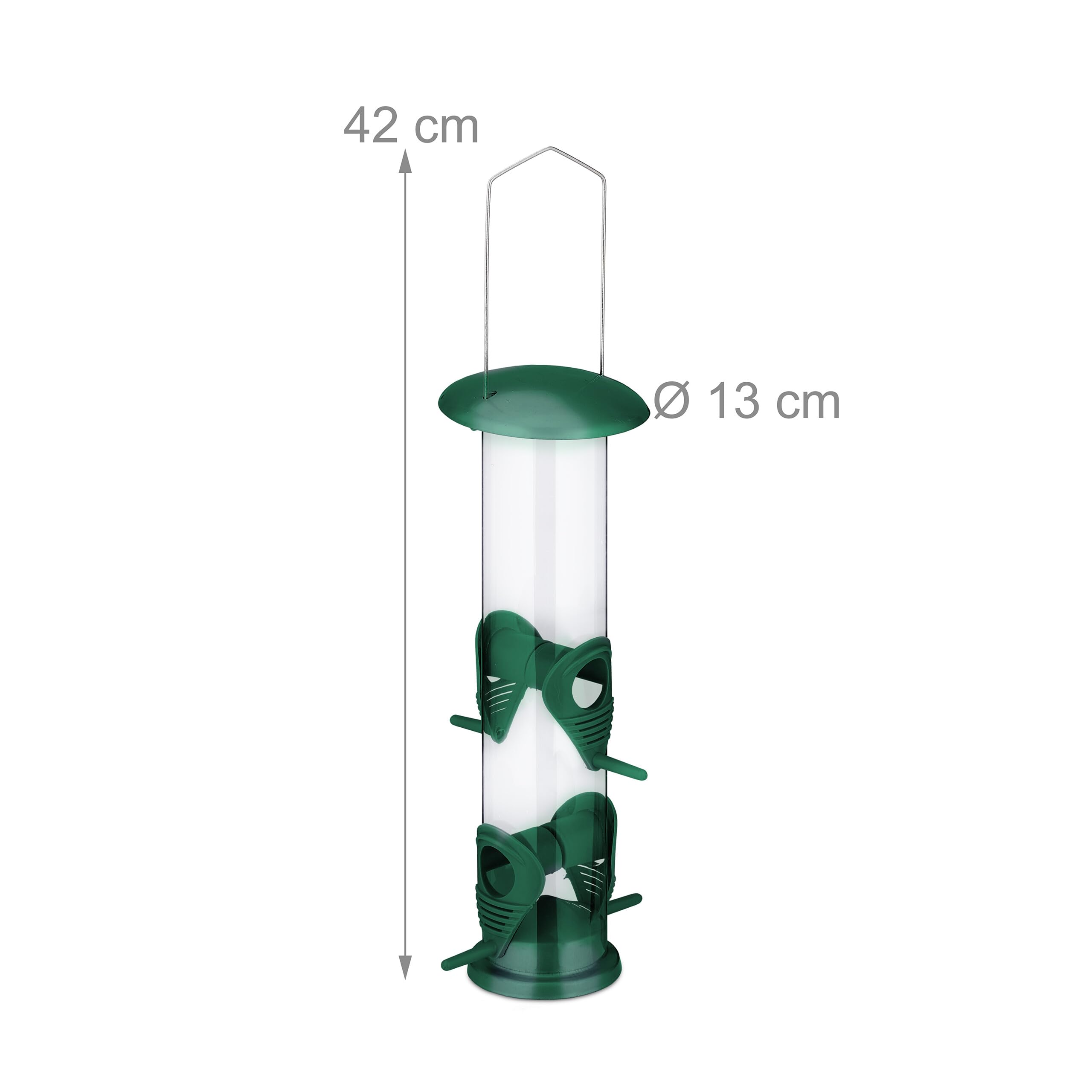 Nichoir Métal Drainage Lique Extérieur - Distributeur Nourriture Robustesse Maxi Capacité 7lbs Mangeoire Oiseaux Métal