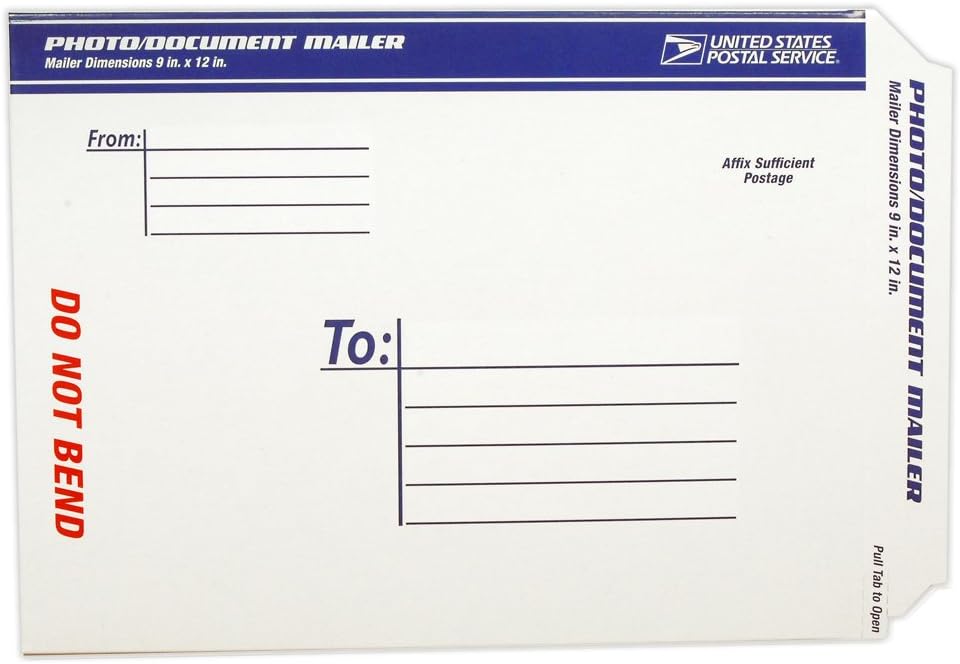 LePage's USPS Document Mailer 9 x 12 Inches, White, 1