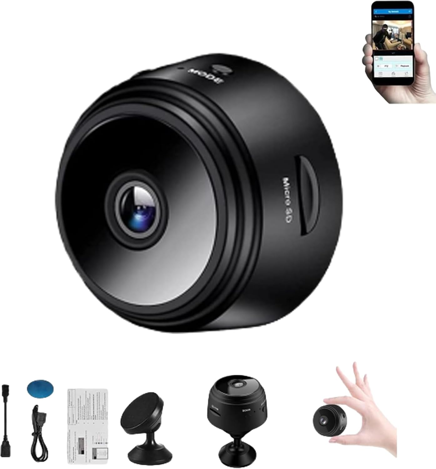 Secret Scope Camera Reviews And Complaints Amazon.com: Pabbonㅤ Secret Scope Magnetic Mini Security Camera, Secret