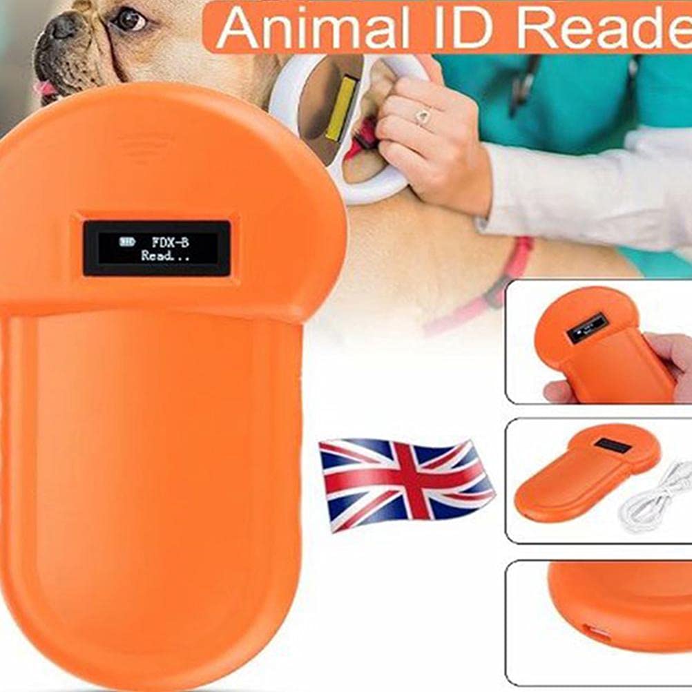 BSTCAR Animal chip reader, pet ID reader, chip transponder USB handheld microchip scanner for dog cat horses - Image 2