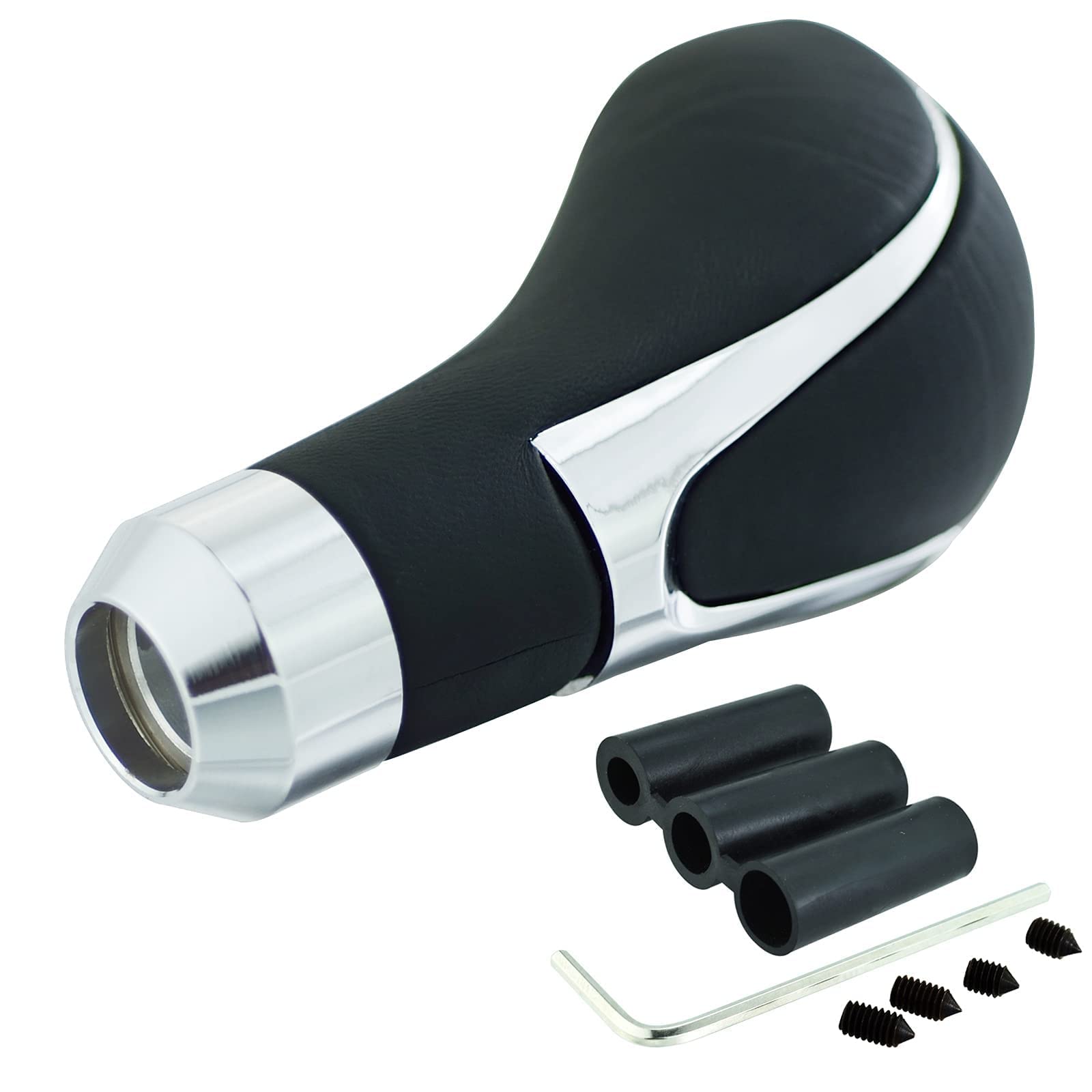 Type R Stick Shift Snapklik.com : Leather Gear Stick Shift Knob, Type R Shifting Lever ...