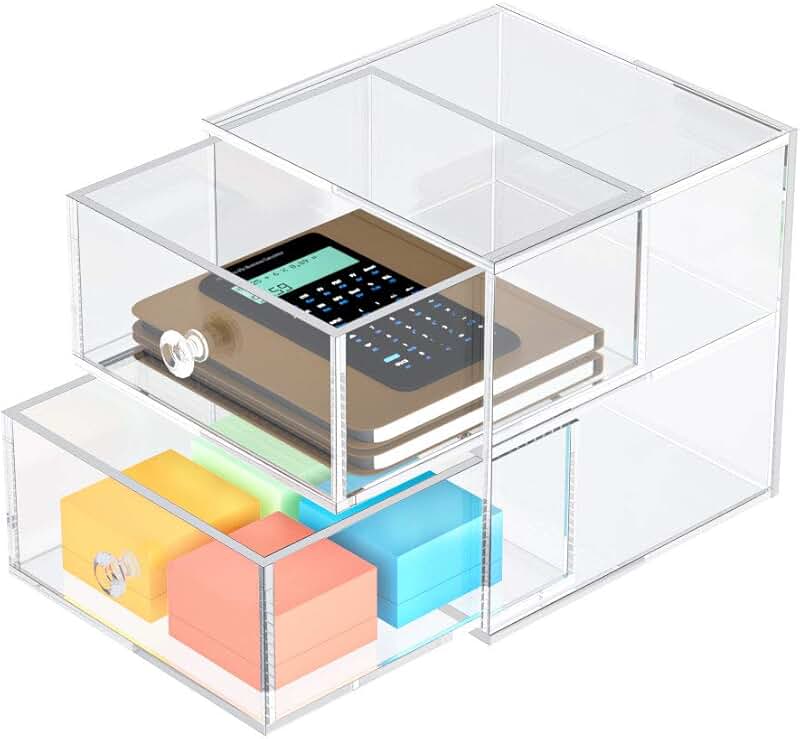 acrylic drawer storage