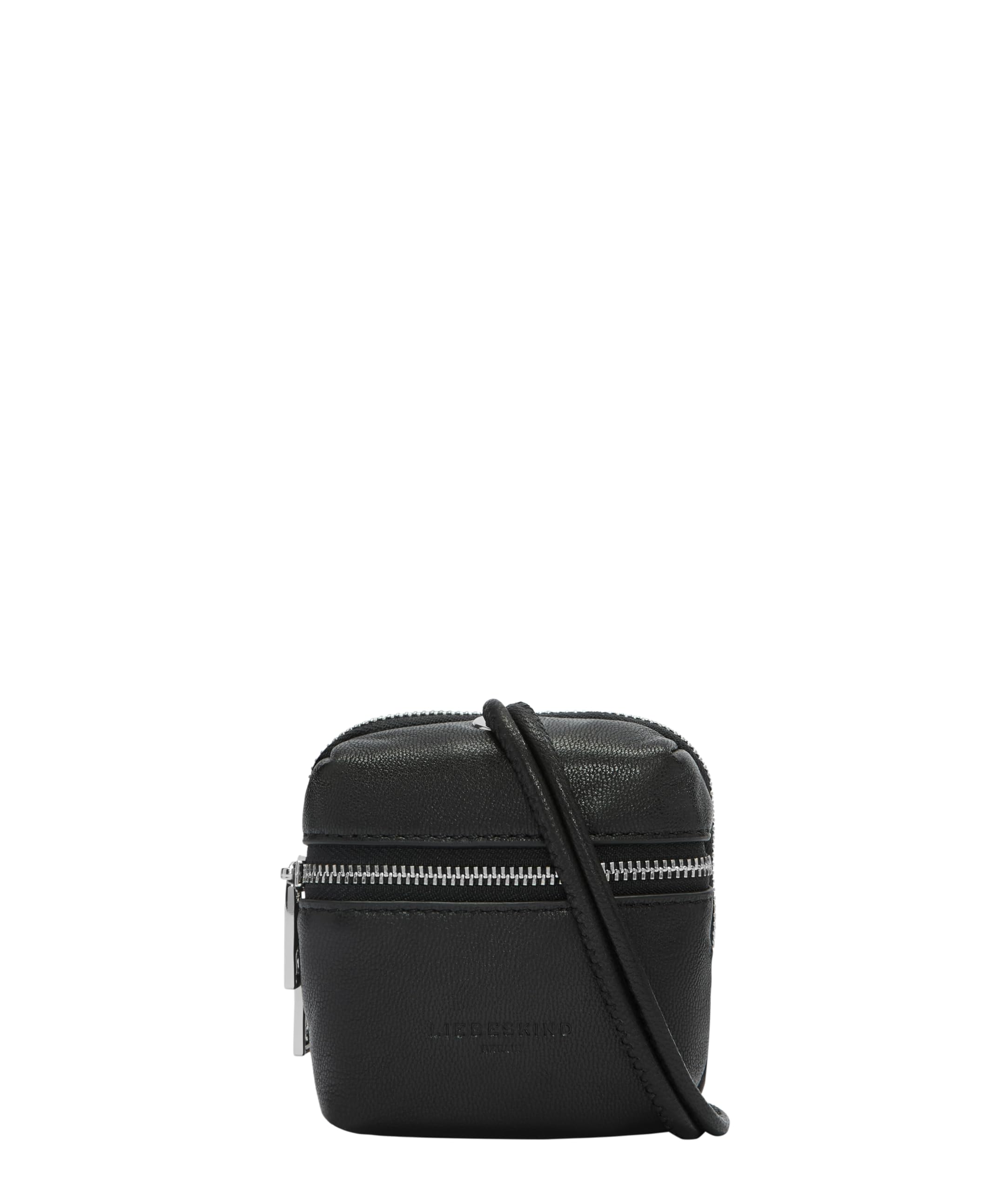 Liebeskind Berlin Keyring Pouch Small ACC Goat Leather black, czarny