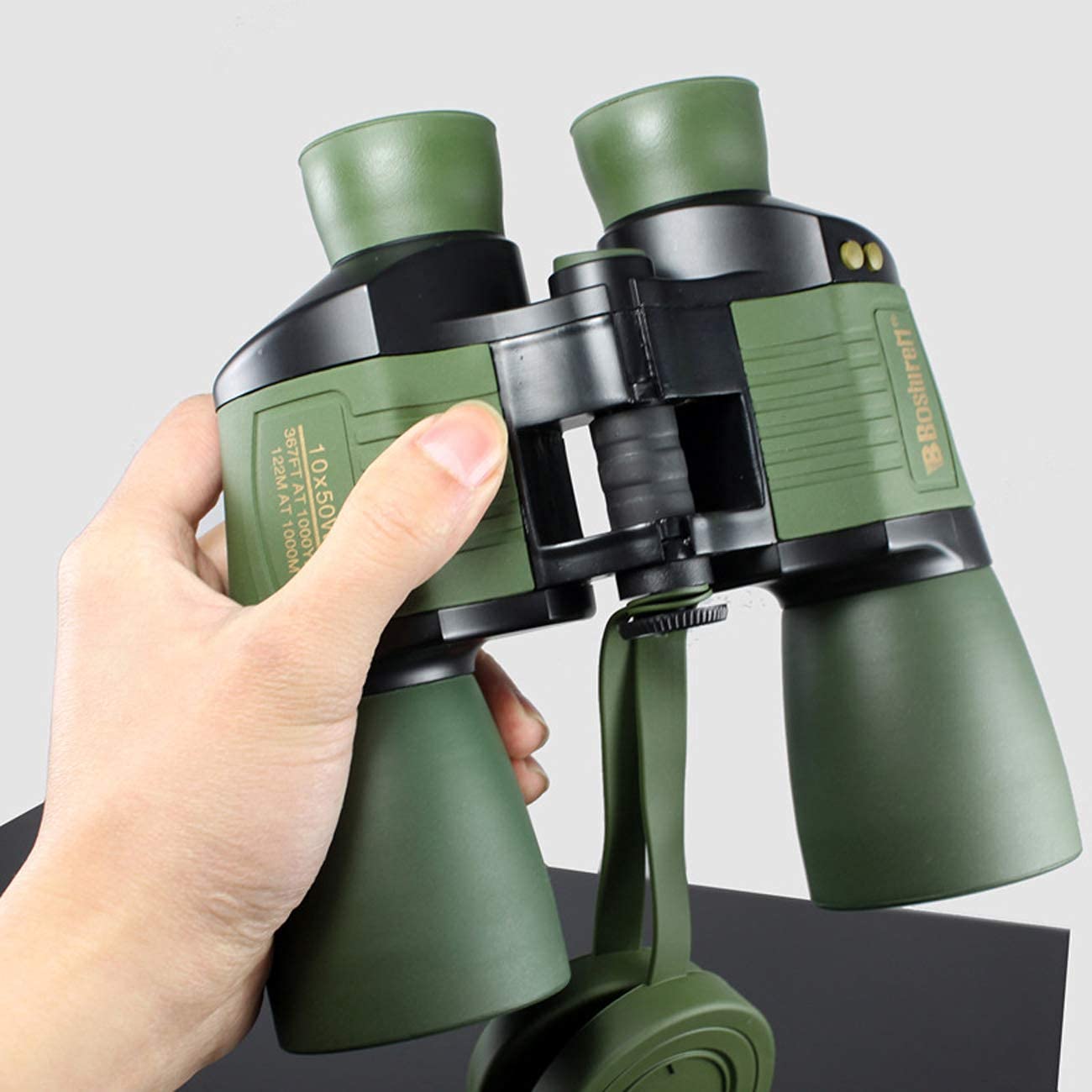 Jumelles monoculaires Portables 10x50 autofocus Haute résolution étanches pour l'observation des Oiseaux en extérieur, l'astronomie, l'escalade, pour Adultes et Enfants