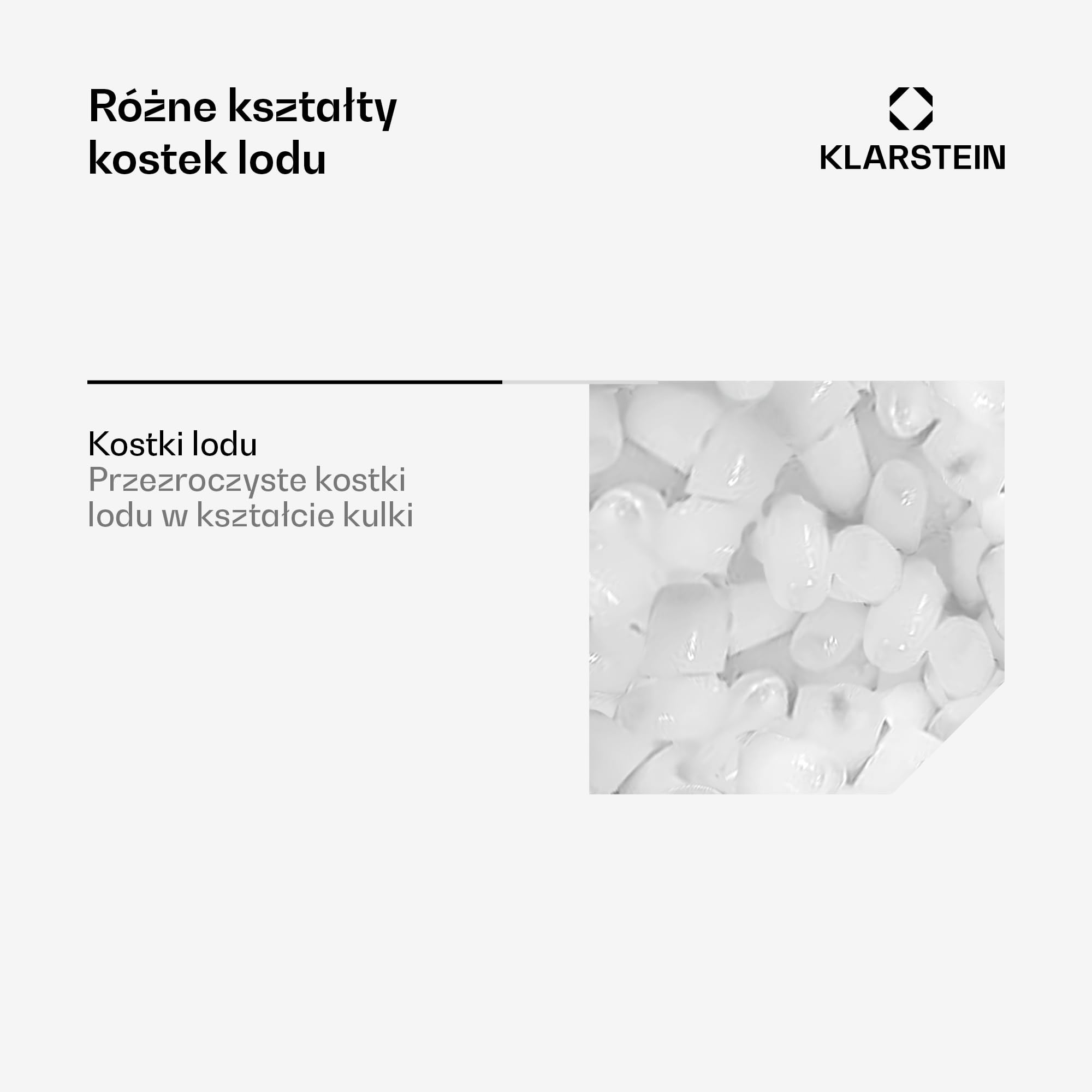 Klarstein Kostkarka do lodu do domu, na kemping i gastronomii, Szybka mini kostkarka, Profesjonalna wytwornica na duże i małe kostki, Samoczyszcząca, Zbiornik 2,3L, 18kg lodu w 24h
