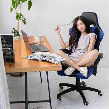 ◆人間工学 デザイン◆腰椎サポート洗練されたゲーミングチェア ブラックハイバック Amazon.co.jp: ゲーミングチェア 腰椎サポートPUレザー