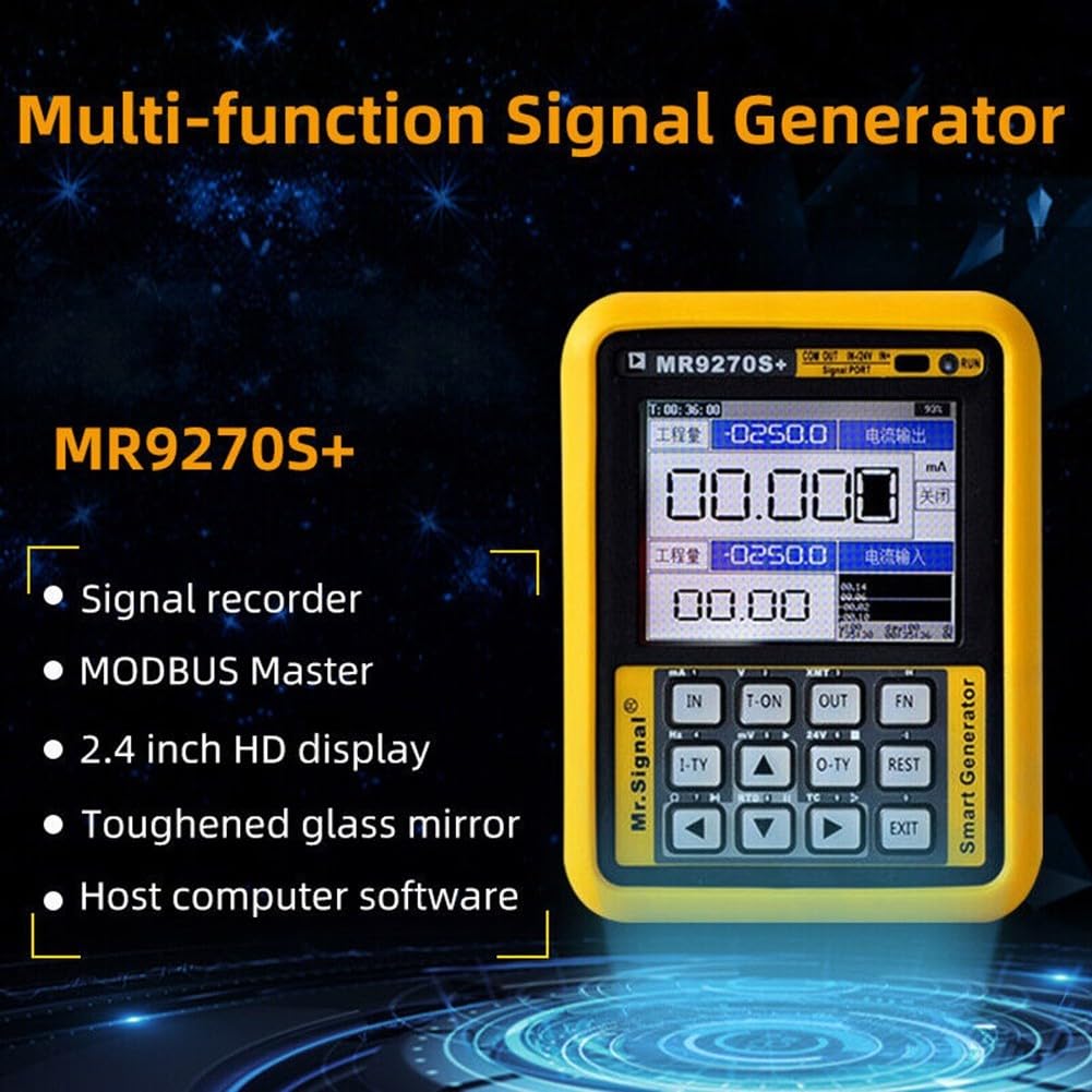 SPORTARC Générateur de signal convivial MR9270S + générateur de signal HART, thermocouple de tension de courant d'étalonnage (MR9270S+ Hart)