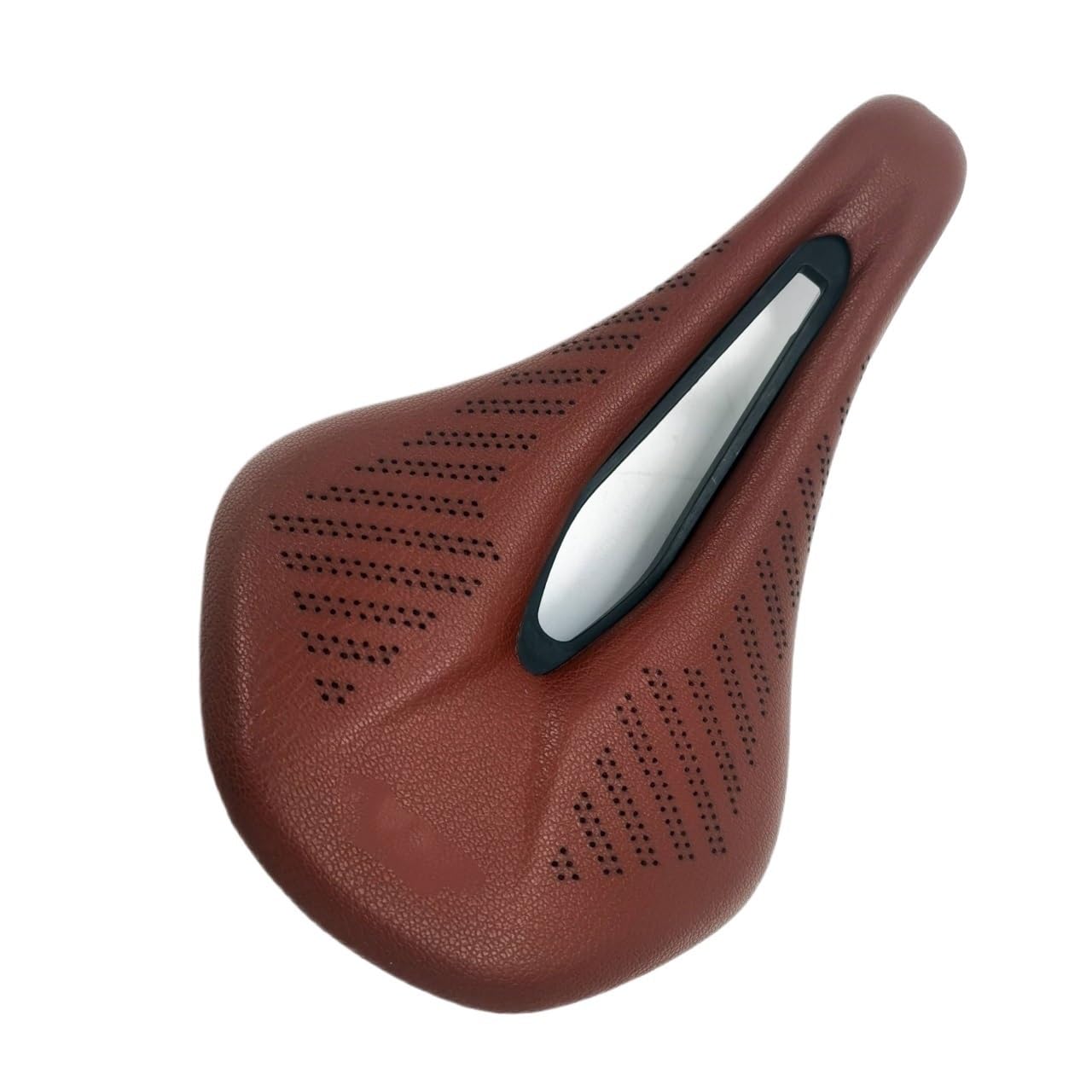 JIASHUNHE Bike Seat Bicycle Seat MTB Road Bike Saddles PU Retro Ultralight Breathable Comfortable Cushion Racing Saddle Parts(Brown 230g)