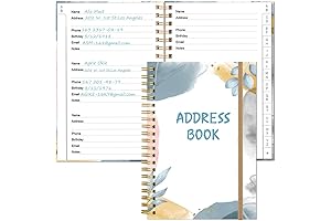 Blue Leaf Address Book: The Ultimate Contact Bound Companion