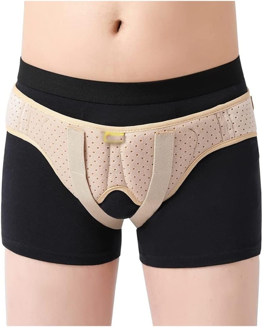 Leistenbruch Gürtel Für Männer,Einstellbarer Leistenbruch-Stützgurt,Nabelbruch Bandage, Atmungsaktiv Und Bequem Bruchband Für Leistenbruch,Bauchbandage Herren Leistenbruch
