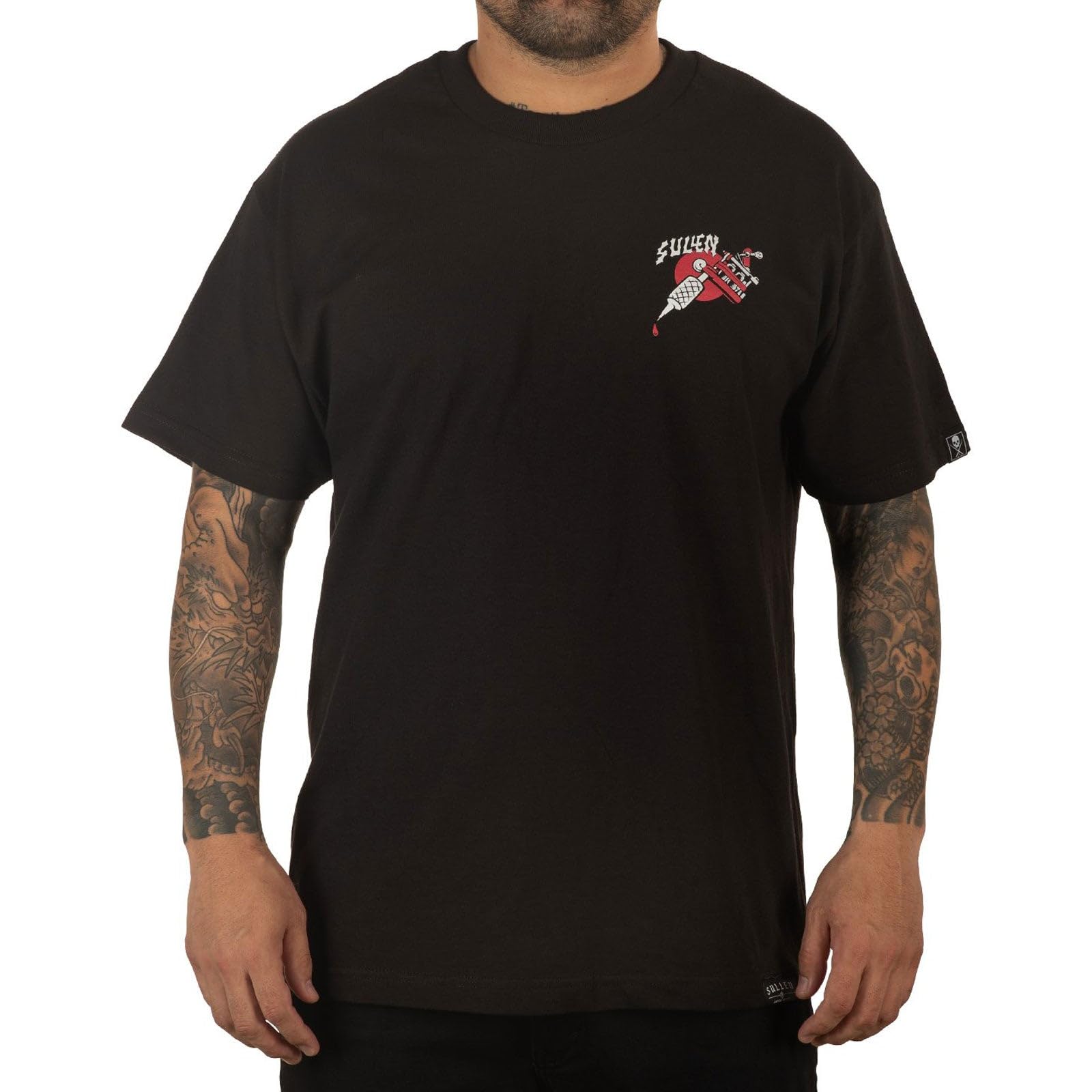 SullenSullen Men's Meanie Greenie Standard Short Sleeve T Shirt Jet Black