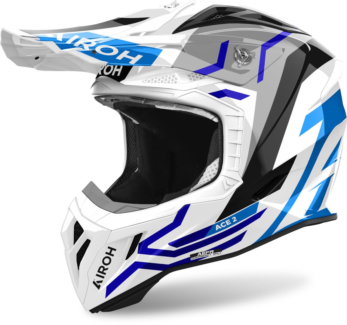 AIROH motocross helmet Aviator Ace 2 multicolor AV22G18 size XS : Automotive