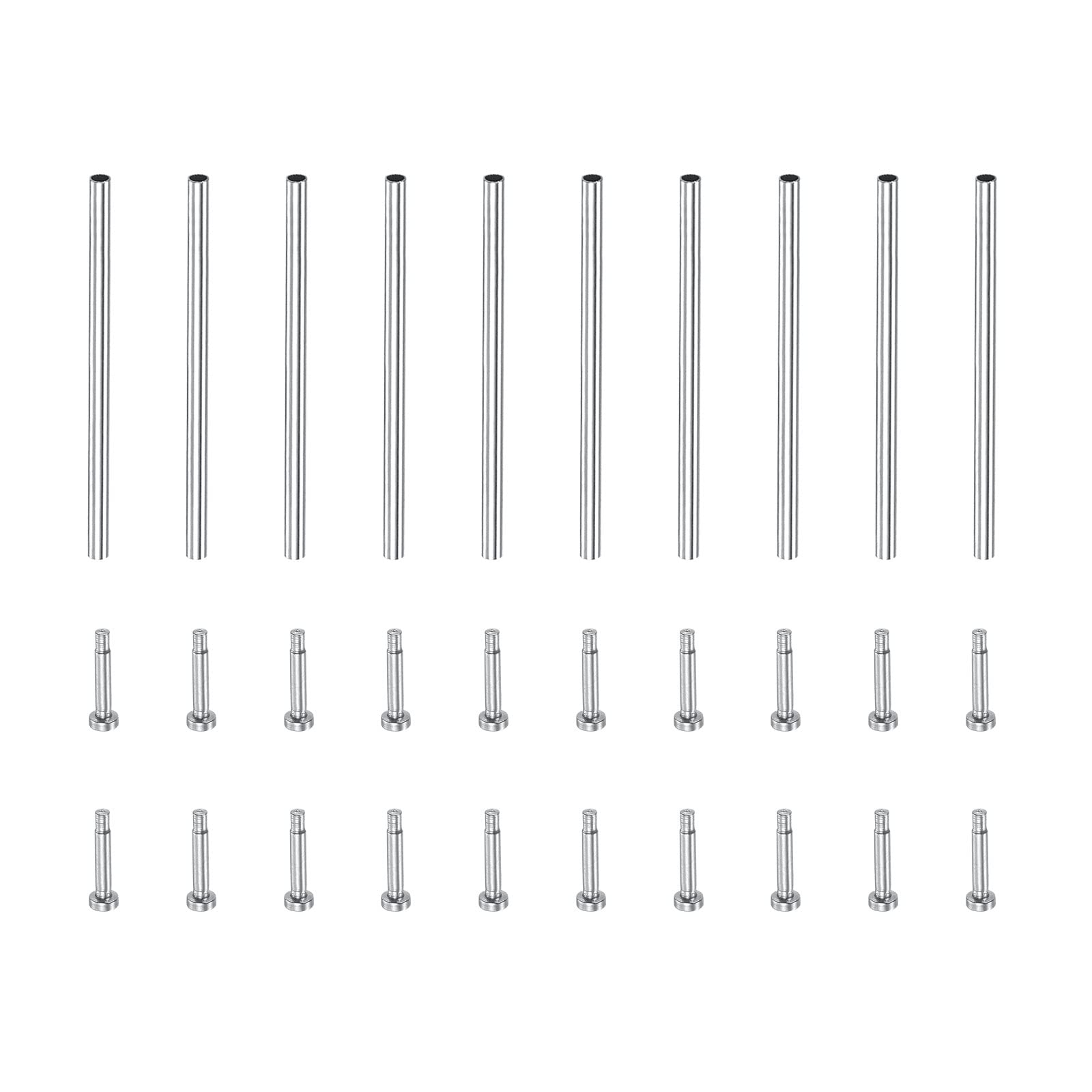 Uhren-Schrauben 20mm Rose Gold - Edelstahl Armband-Pins Für Uhren