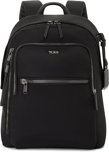 Miniatura 1 de TUMI Casual para mujer, Hardware negro y dorado, Mochila Voyageur Halsey