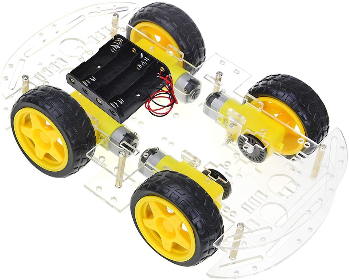 Generic K-002 4Wd Smart Car Chassis 4 Wheel Drive Double Level K-002 for Arduino - (B01FA6SYTM) Amazon Price History, Amazon Price Tracker