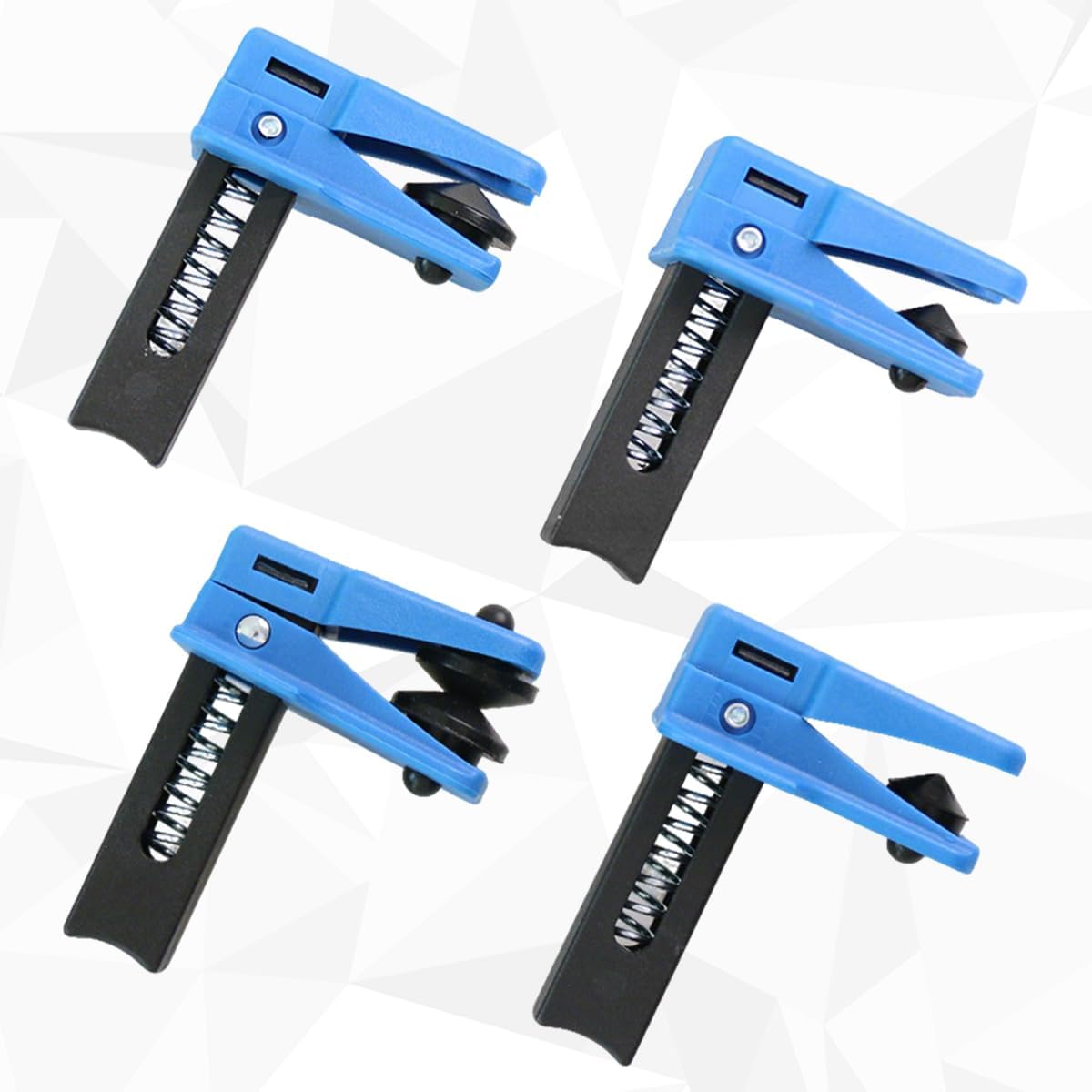 4PCS Car Brake Line Clamp, 1/2" 3/8" 5/16" Banjo Spring Loaded Vehicle Brakeline Stopper Plug Set, Auto Oil Line Automatic Fluid Plug Stop Clamp Tool Set, Universal for Vehicles