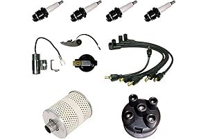 RAParts Tune Up Kit & Filter Compatible with IH, Farmall A, B,...
