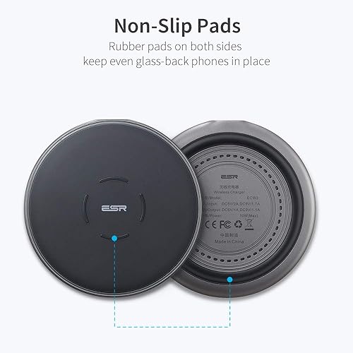 Miniatura 8 de ESR Juego de cargador inalámbrico, 7.5 W10 W, con adaptador de CA QC3.0, carga rápida compatible con iPhone 1111 Pro11 Pro MaxXSXR, Galaxy