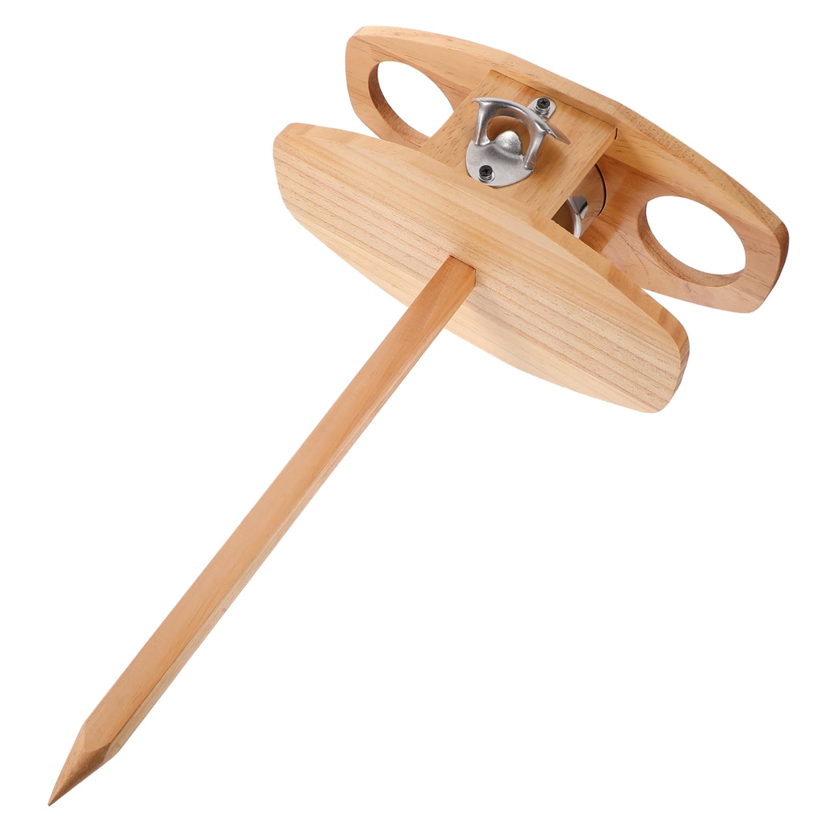 Table à vin pliante portable avec support verres sécurisé