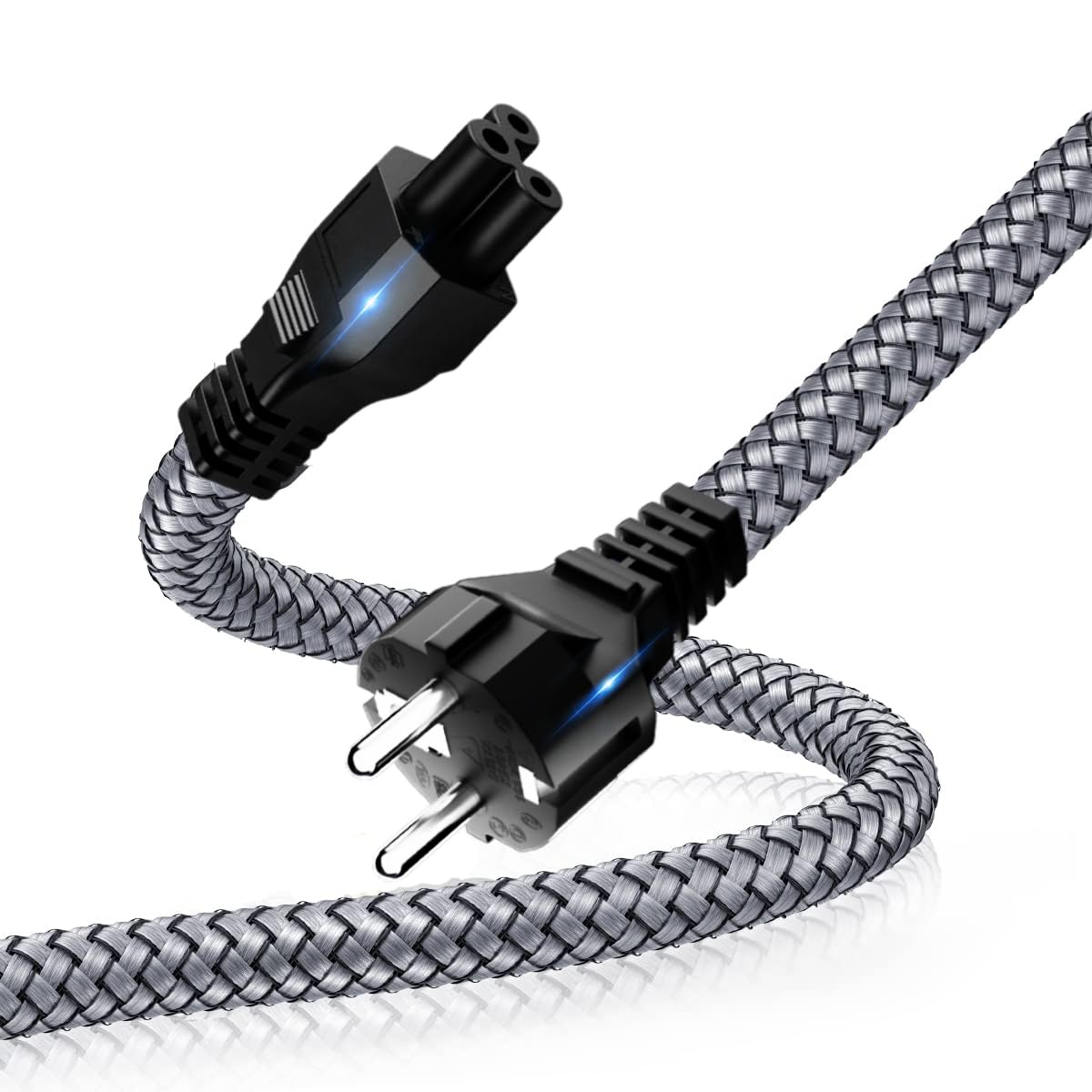 Cavo Alimentazione 220v Notebook 3 Poli Topolino Ac Cavo Alimentazione 220V Per Notebook - Presa Topolino (3 Poli) AC, Adattatore Universale, Marca Bucom Xiaomi Fan - Foto 4