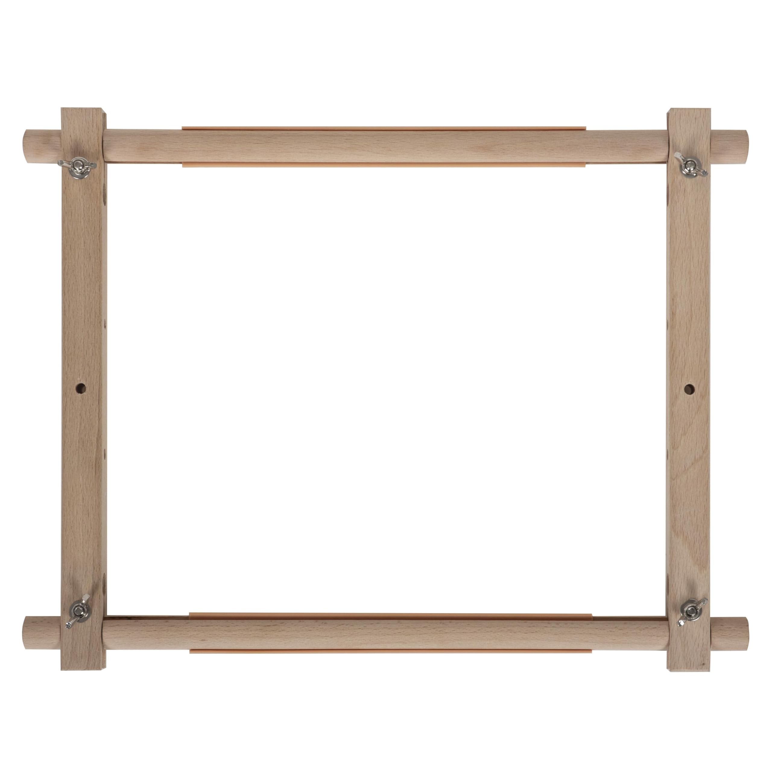 MILWARDS Handsfree verstelbaar zitframe, schootstandaard, gedraaide kruissteekhouder, beukenhout, met veelzijdige klembevestiging