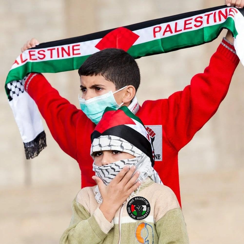 Image secondaire de Patchs brodés avec motif drapeau de la Palestine - Patch tactique - Crochet et boucle - Pour vêtements, sacs, sacs à dos - Acces