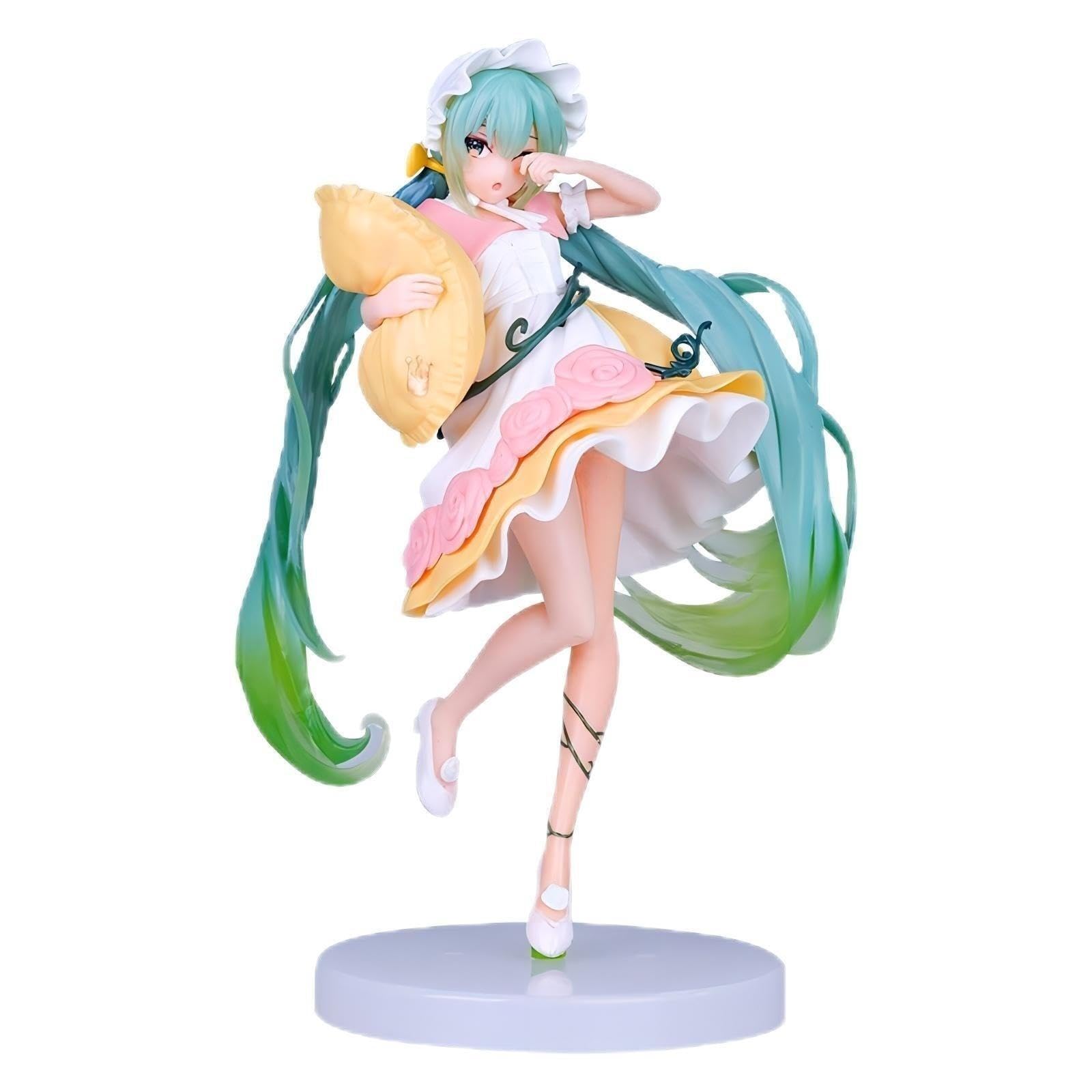 Epitome Statuetta Miku In PVC | Modello Singer 22 Cm | Figura Decorativa Anime Per Desktop E Festa