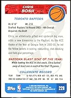 Vista 2 de Chris Bosh Away Rookie Card 2003-04 Bazooka #228B