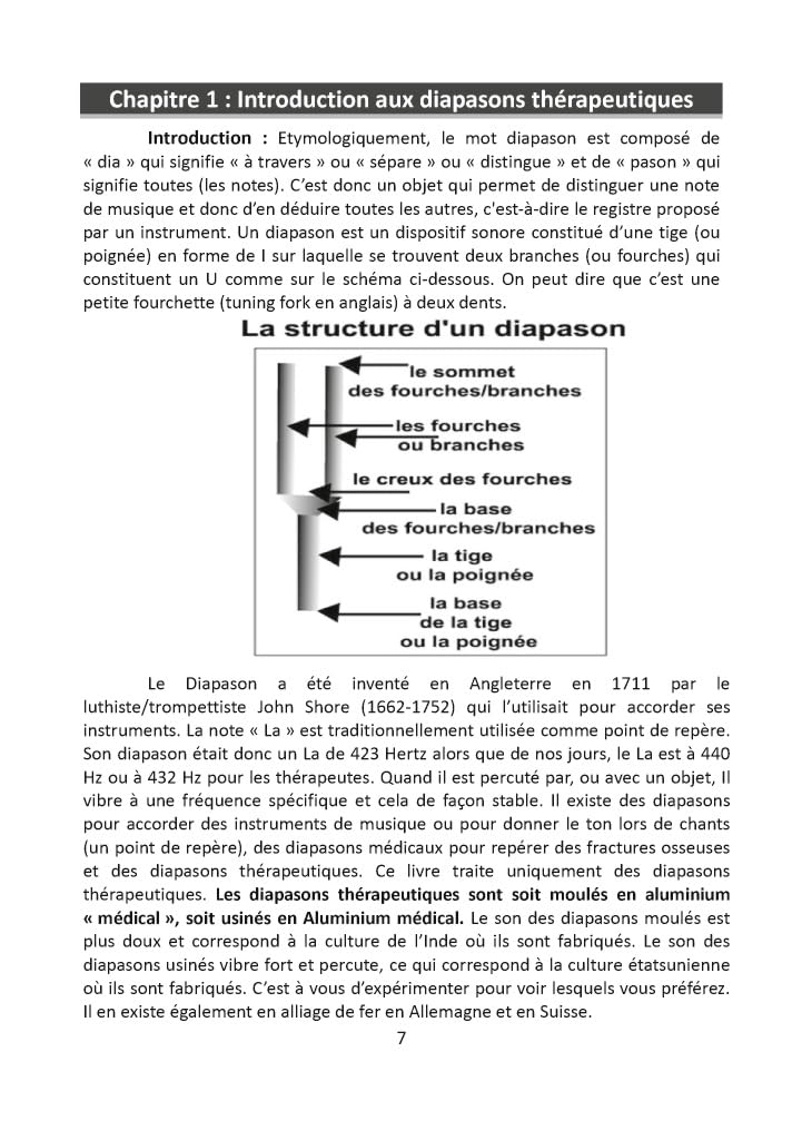 Les diapasons thérapeutiques: 1: Les fondations VERSION FEVRIER 2026