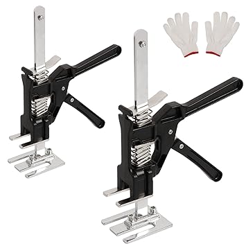 2 Pack Labor Saving Arm Jack, Lever Arm Lifter Hand Tool Jacks, Effort Elevator for Installing Doors Windows Cabinet, Furniture Drywall Lifter Jack