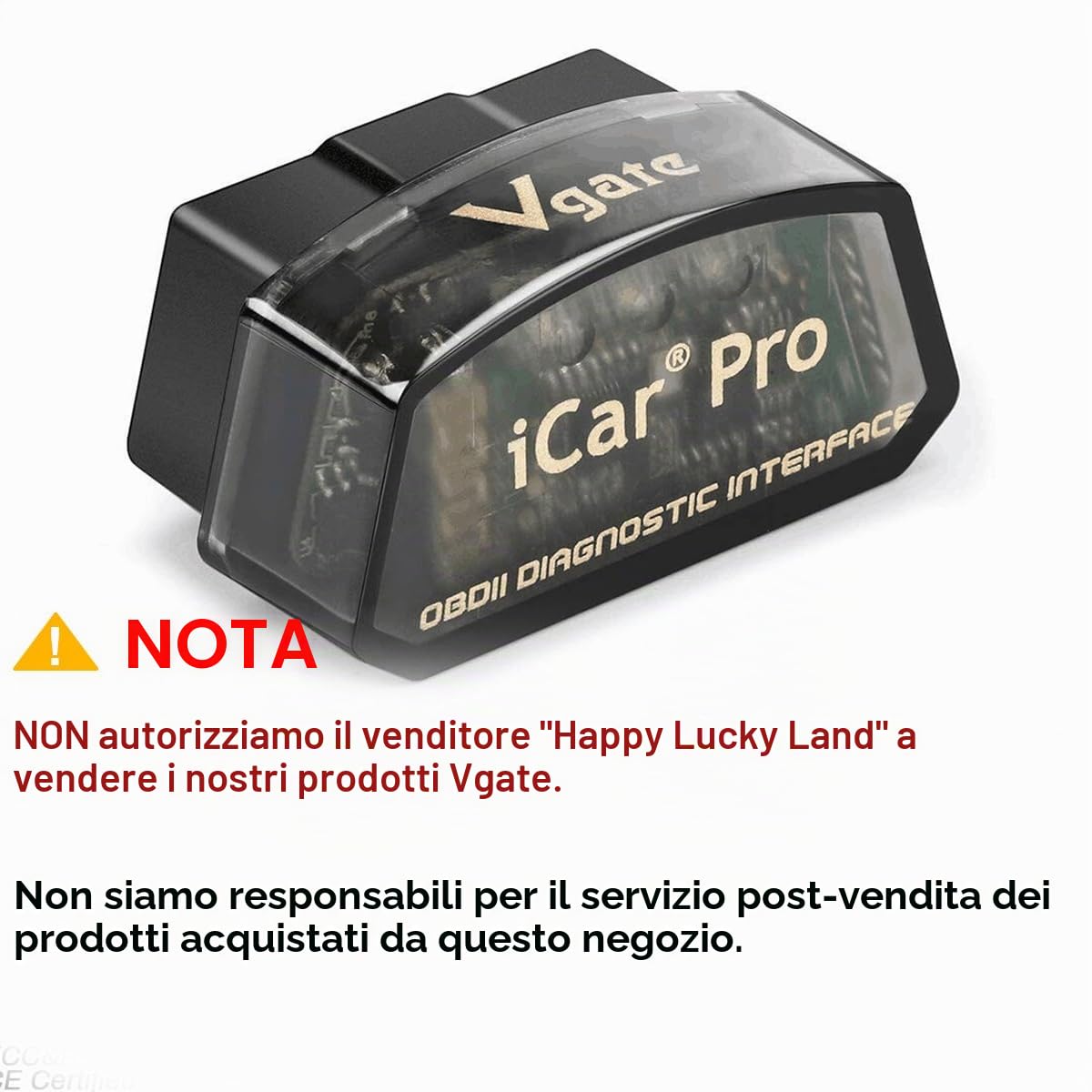 Vgate iCar Pro Bluetooth 4.0 (BLE) OBD2 Lettore di codici di guasto OBDII Codice Scanner Auto Check Engine Light per iOS/Android