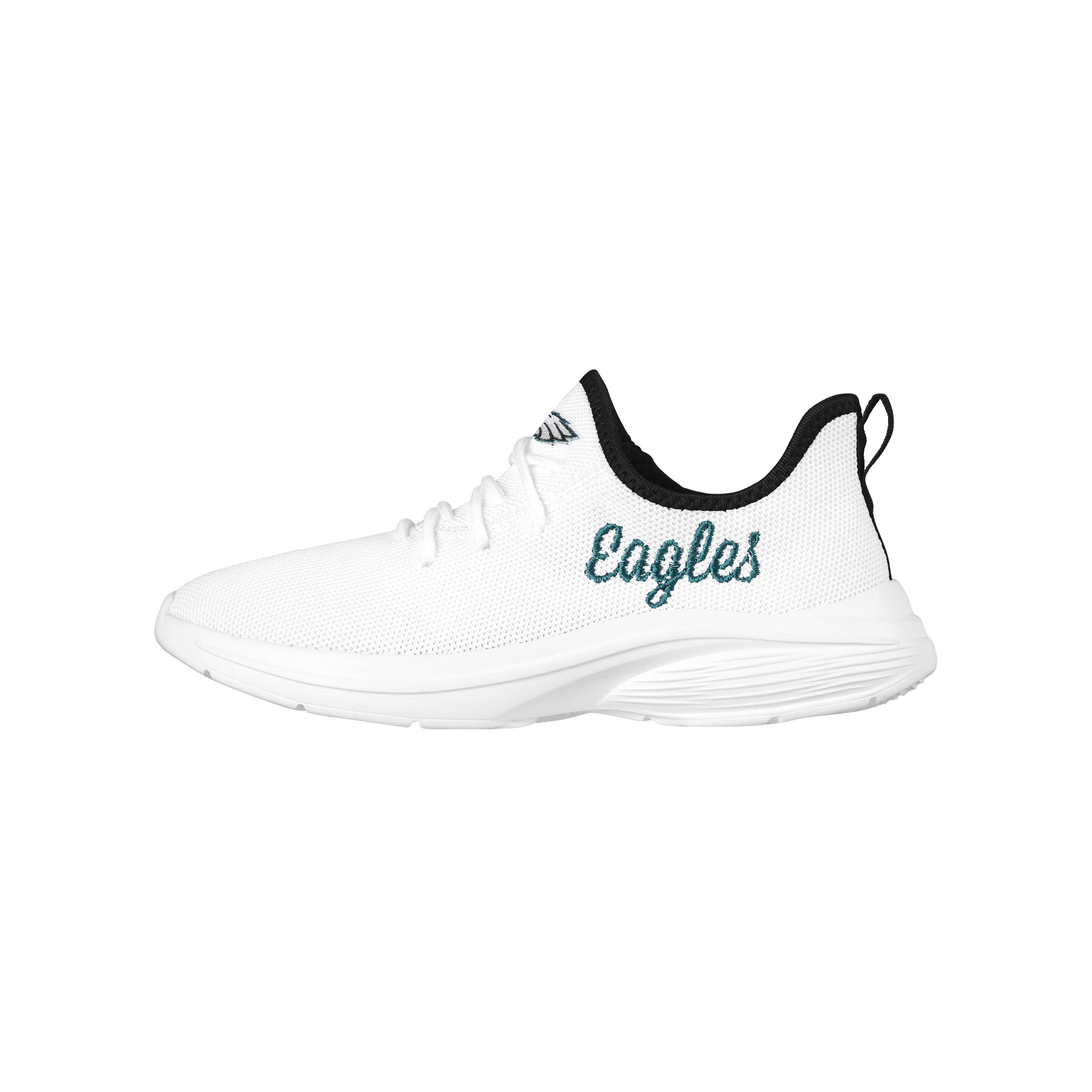FOCO NFL Womens NFL Team Logo White Athletic Shoes Sneakers
