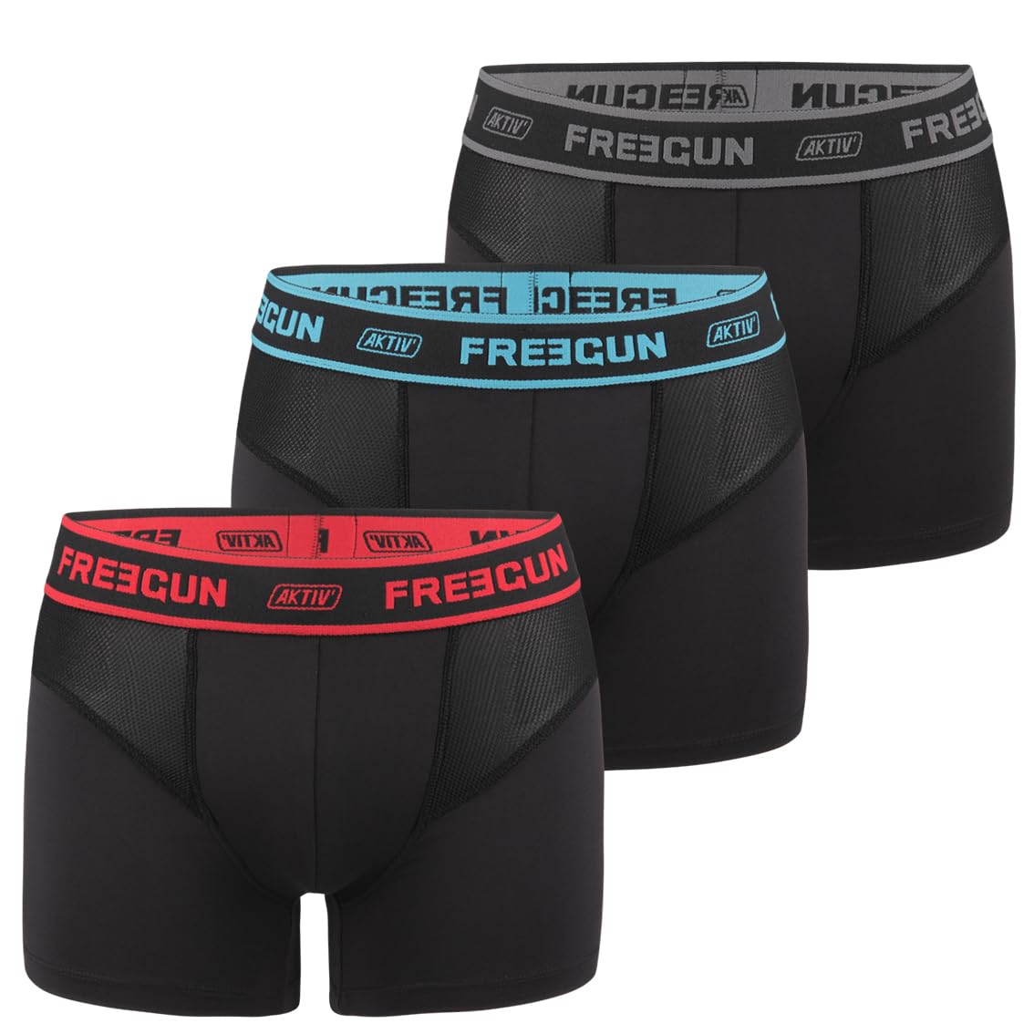 Lot De 3 Boxers Homme Freegun Vache Qui Rit - Caleçons Originaux Et Confortables En Microfibre