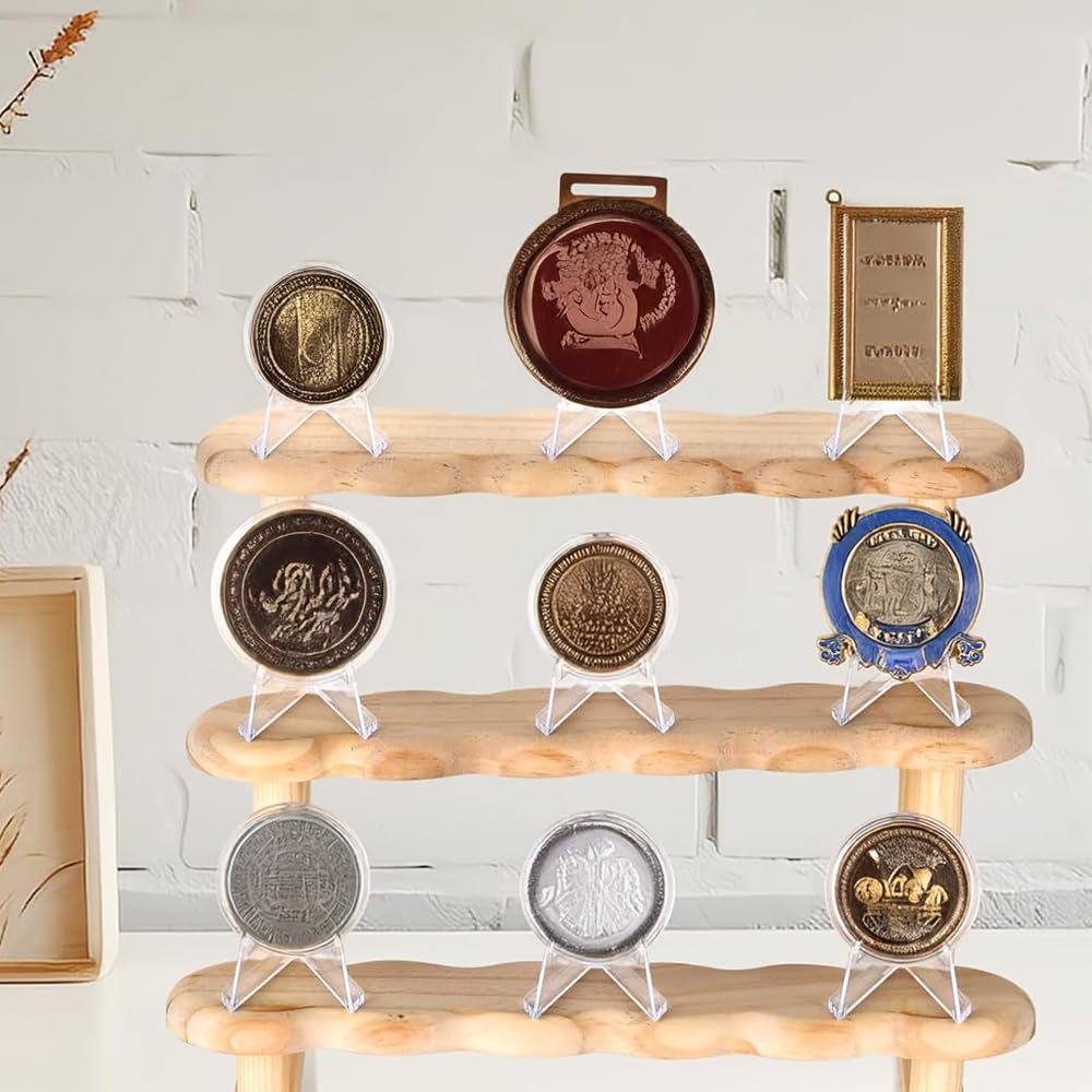 SUPPORTO ACRILICO PER esposizione monete e medaglie commemorative