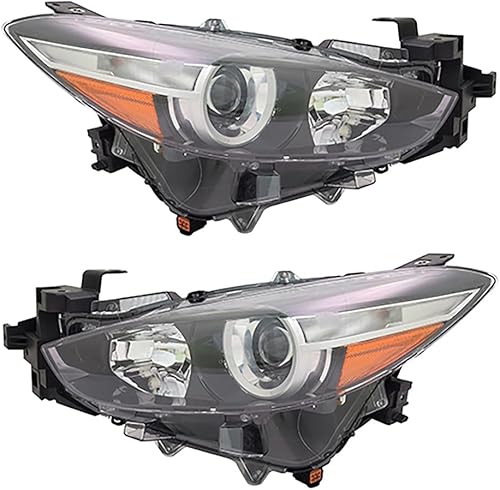 RAREELECTRICAL New Pair Of Halogen Headlights Compatible With Mazda 3 I Sedan 4 Door 2.0L 2017 2018 By Part Number Ma2502149 Ma2503149 RAREELECTRICAL New Pair Of Halogen Headlights Compatible With Mazda 3 I Sedan 4 Door 2.0L 2017 2018 By Part Number Ma2502149 Ma2503149