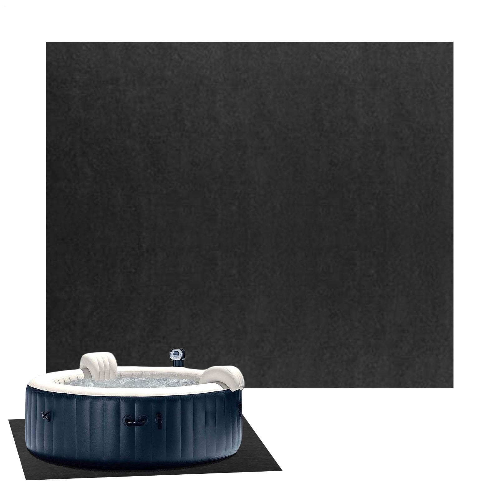 Base de tierra de piscina de spa absorbente y alfombra de bañera hidromasaje inflable