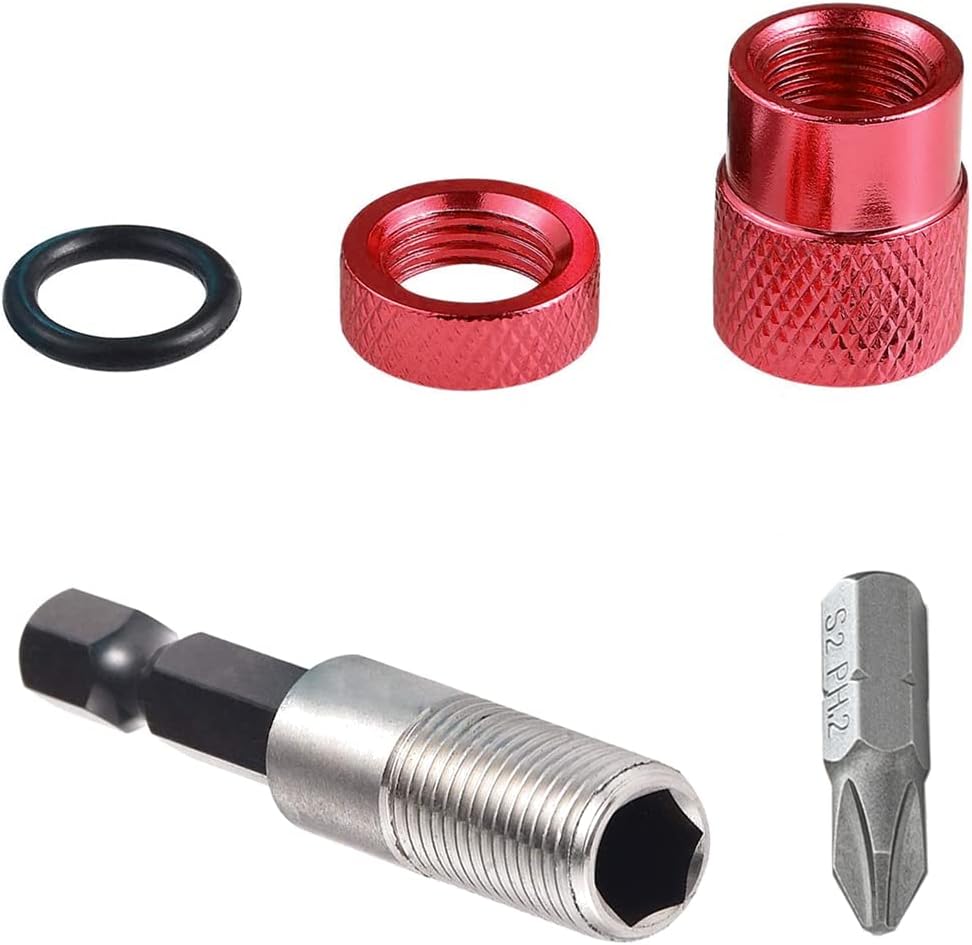 4PCS Magnetic Drywall Screw Bit Holder with Phillips PH2 Screwdriver Bits image 4